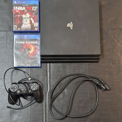 PS4 1TB With 2 Games