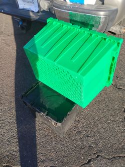Plastic storage containers/bins