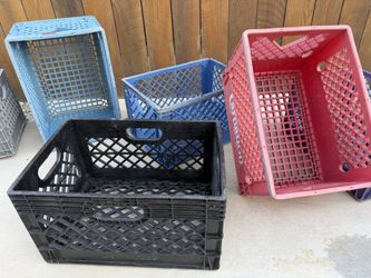 Vintage Dairy Milk Crates – Original Heavy-Duty Milk Crates