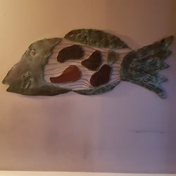 Its Copper Or Brass fish art