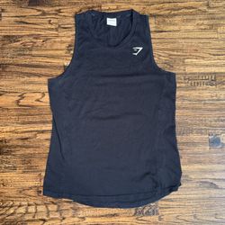 Gymshark Arrival Black Tank Top Sleeveless Tee Athletic XL Size X-Large
