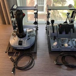 Thrustmaster Captain Pack X Airbus Edition + 2 TM Flying Clamps for Flight Simulator