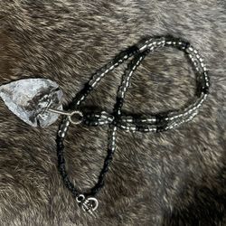 Quartz Crystal Arrow Head Wire Wrapped Crystal Stone Pendant 