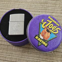 Smokin' Joe's Racing Zippo Camel Lighter With Tin