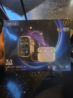 DG-11 Ultra 4 Smart Watch Bundle