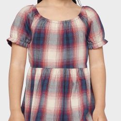5T Toddler Girl Plaid Dress $10