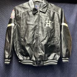 MLB Black And White Houston Astros Leather Size XXL