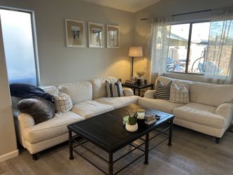 Couch, Loveseat, Coffee table, And 1 End Table