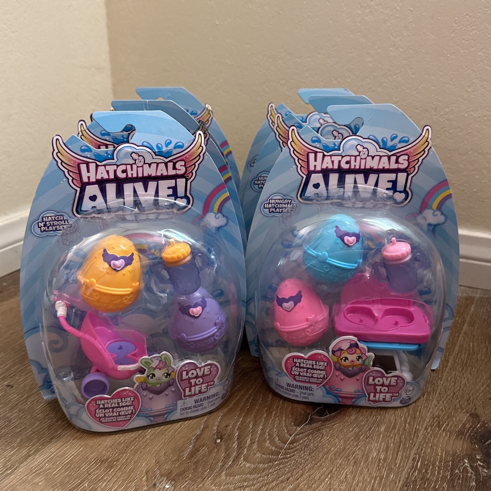 Hatchimals Alive! (stroll & hungry hatchimals playsets)