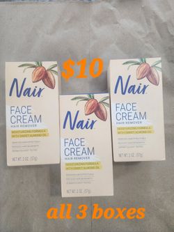 Nair face hair remover