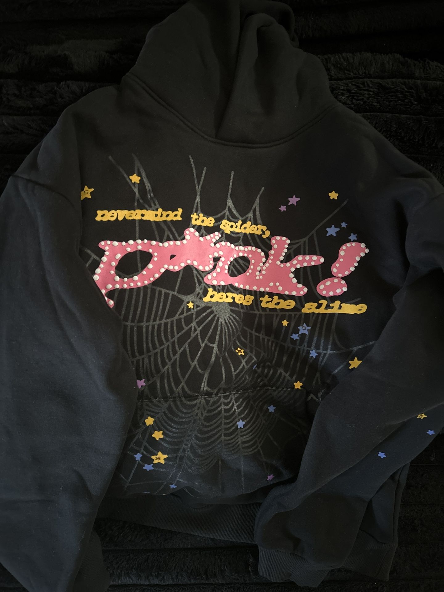 Black Spider Hoodie P!NK