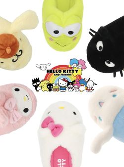 Sanrio Hello Kitty And Friends Plush Indoor Outdoor Slippers