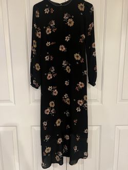 Black Floral Dress
