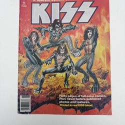 Kiss Marvel Comics Super Special #1 (1977) Complete Interior Detached Cover In Two Pieces. 