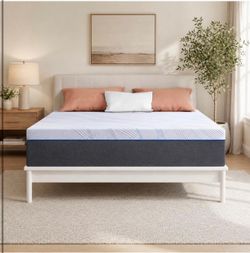 Brand new in the box- Full Size Mattress 12 Inch, Gel Memory Foam Mattress with Medium Firm Support, 3-Layer Foam, Motion Isolation, Edge Support, Sof