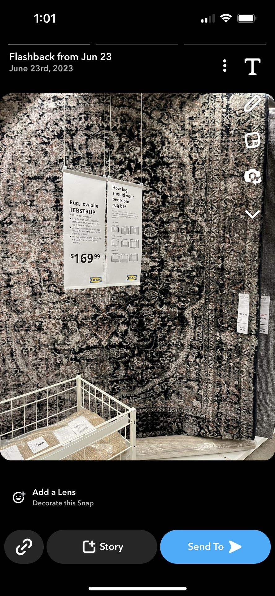 Rug From In IKEA Like new, very big, used only last year