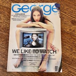 George Magazine Special Media Issue May 1998 Christy Turlington 