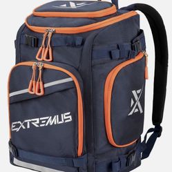Extremus Ski Boot Bag, Waterproof Snowboard Boot Bag, Travel Backpack for Ski & Snowboard Boots, Ski Helmet, Goggles, Gloves, Skis, Snowboard & Access