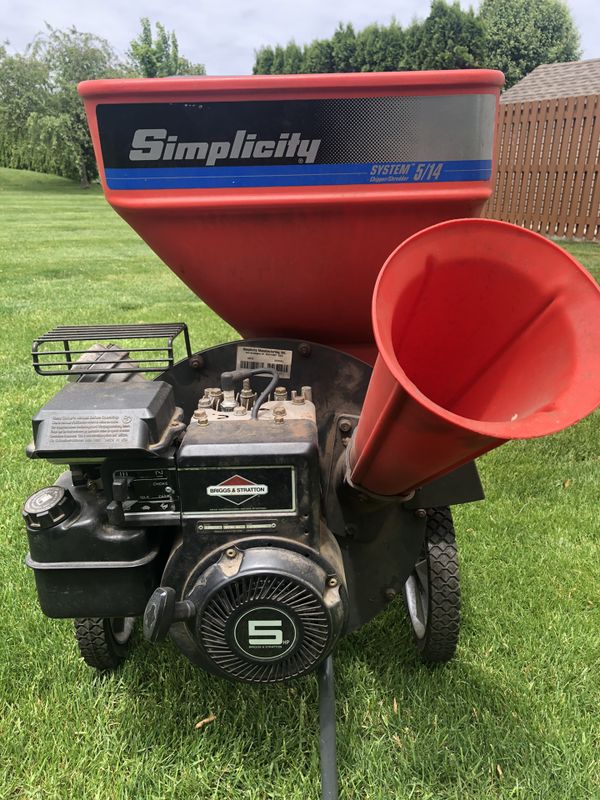 Simplicity wood chipper for Sale in Blandon, PA OfferUp