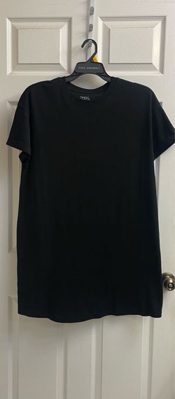 Brand new Ladies black t-shirt dress size L