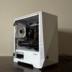 White Gaming PC | GTX 1070 | Ryzen 3 2200g | 16GB DDR4 | 500GB SSD | Windows 10 | WiFi 