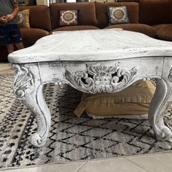 Real Granite With Wood Legs 