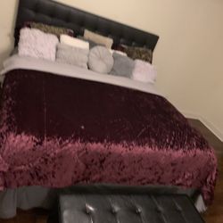 King Bed Mattress Box Spring And Ottoman