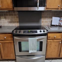 Frigidaire stovetop, dishwasher and over the range microwave