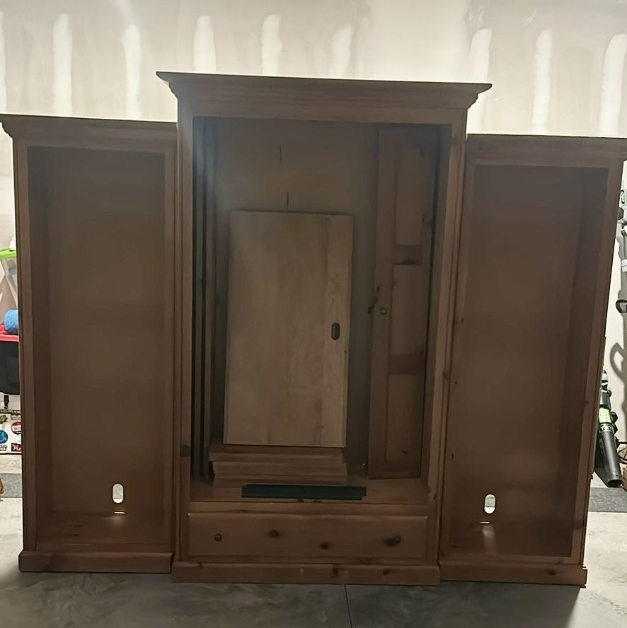 Solid Wood Armoire.
