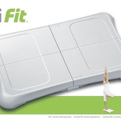 Nintendo Wii Fit Balance Board With Wii Fit Video Game.