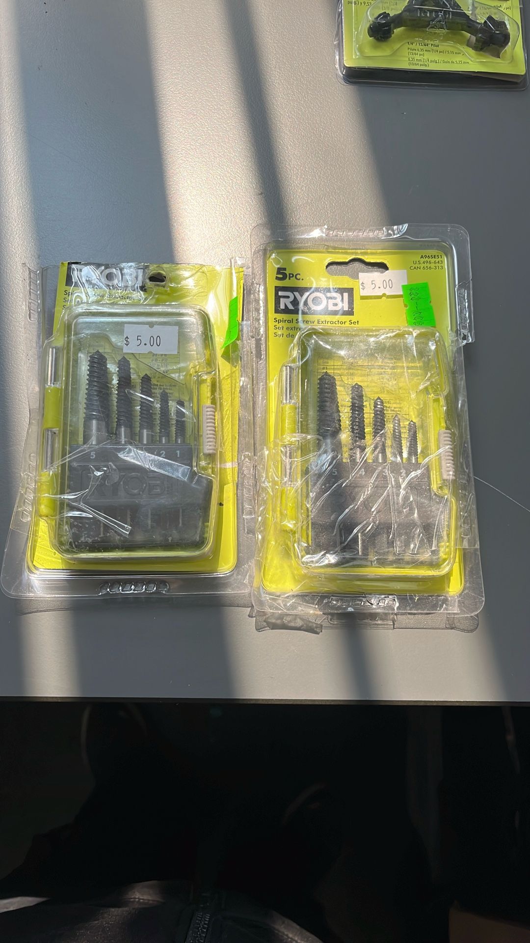 5pc Spiral Screw Extractor Set