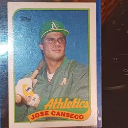 Jose Conseco Topps Card