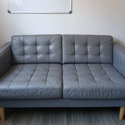 Ikea Morabo Sofa Loveseat Leather Couch