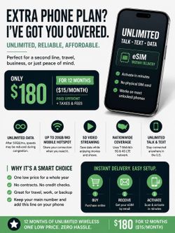 Mint Mobile 1-Year Unlimited Data Plan SIM Kit - Unactivated (Exp. Aug 29, 2026)
