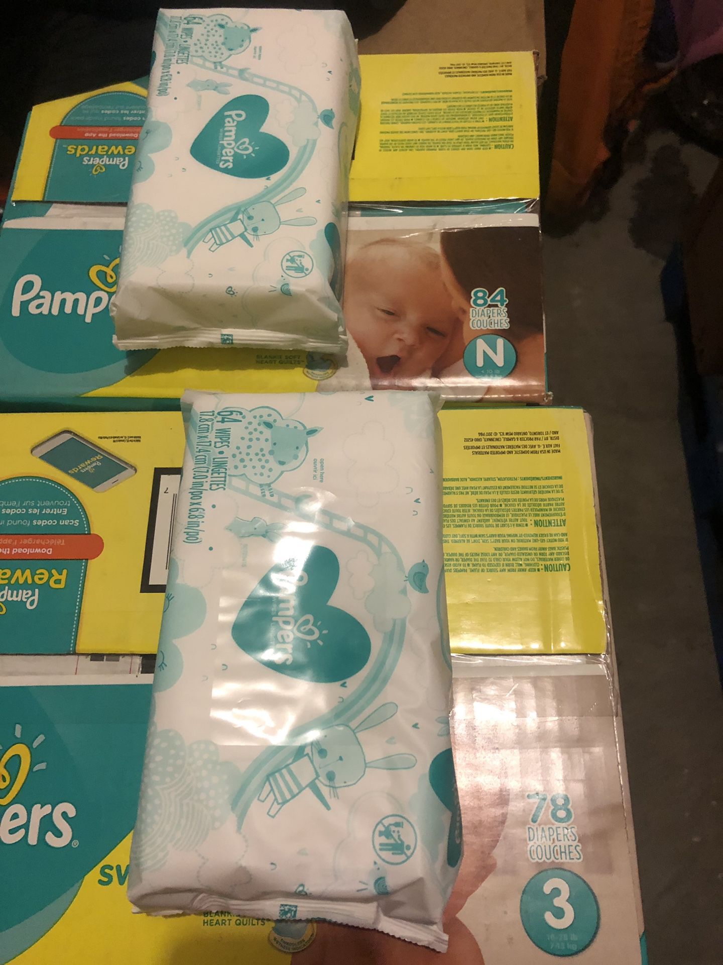 Brand new pampers