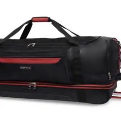Swisstech Navigation 36" Drop Bottom Rolling Duffel with Telescopic Handle