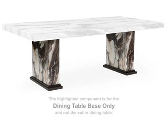Jeshina Dark Brown Dining Table Base PCD581-26B