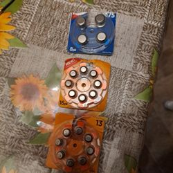 Batteries for watches and calculators of different sizes