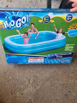 New unopened swimming pool