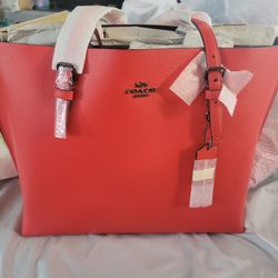 Coach Red Handbag