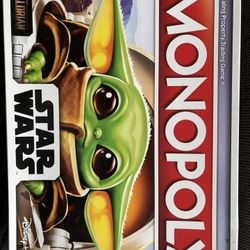 Baby Yoda Monopoly Never Used 
