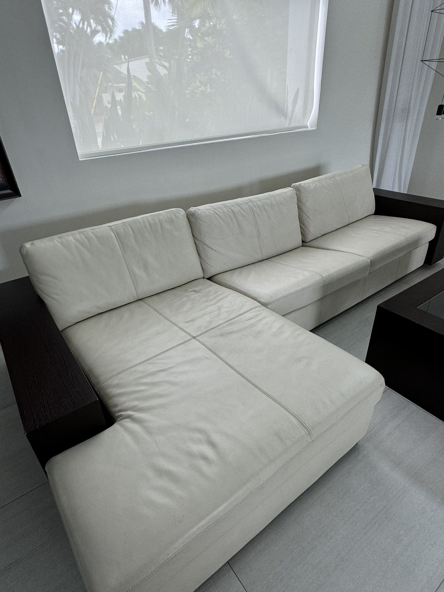 Leather & Wiid Couch