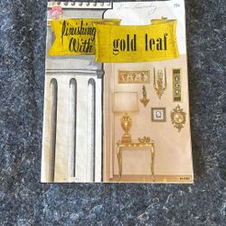 Finishing With Gold Leaf Instruction Manual With Gold And Silver Leaf Sheets