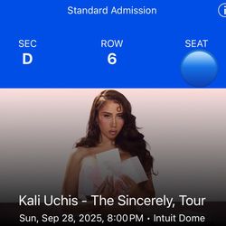 Kali Uchis Concert Tickets