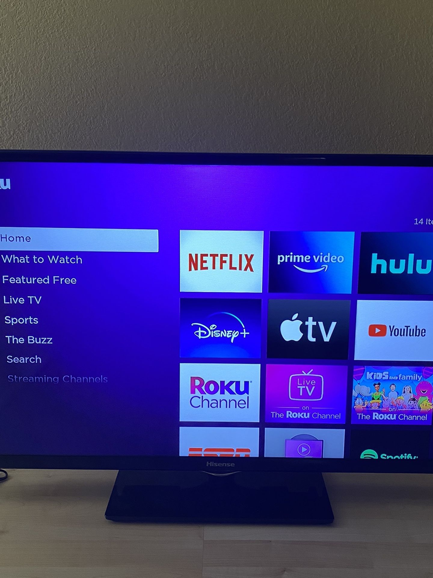 43” Hisense TV  w/FREE GIFT 