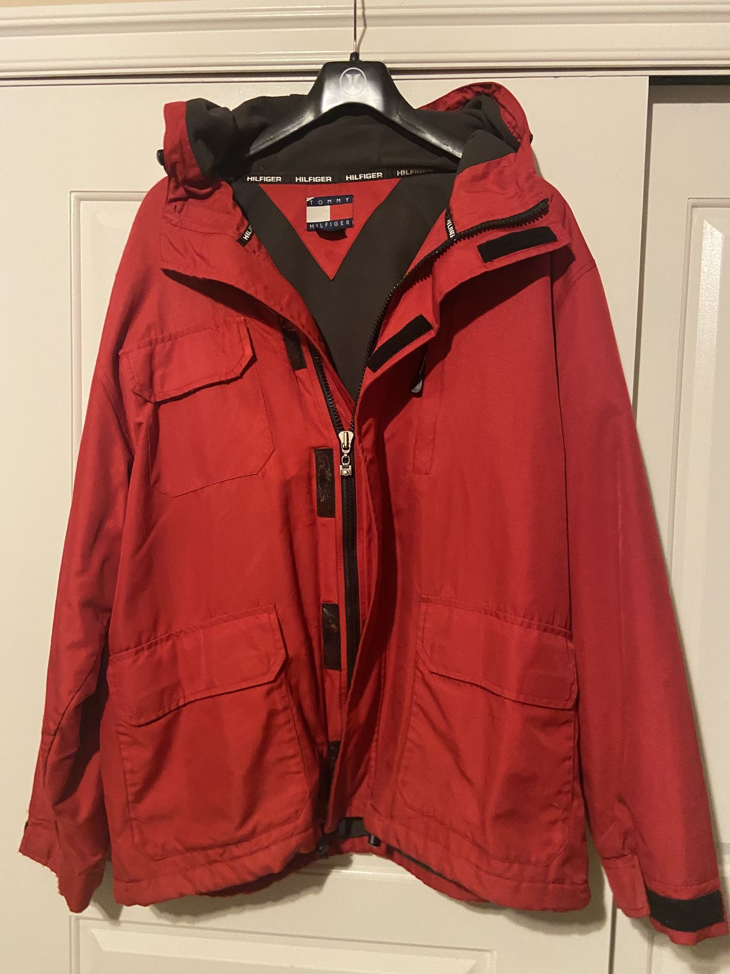 Red Tommy Hilfiger Winter Jacket