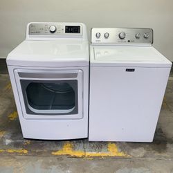 Maytag washer and LG dryer in very perfect condition a receipt for 90 days warranty