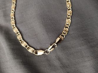 Heavy Gold Plated Necklace New