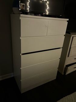 White dresser