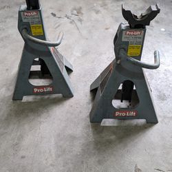 Two Pro-Lift Jack Stands